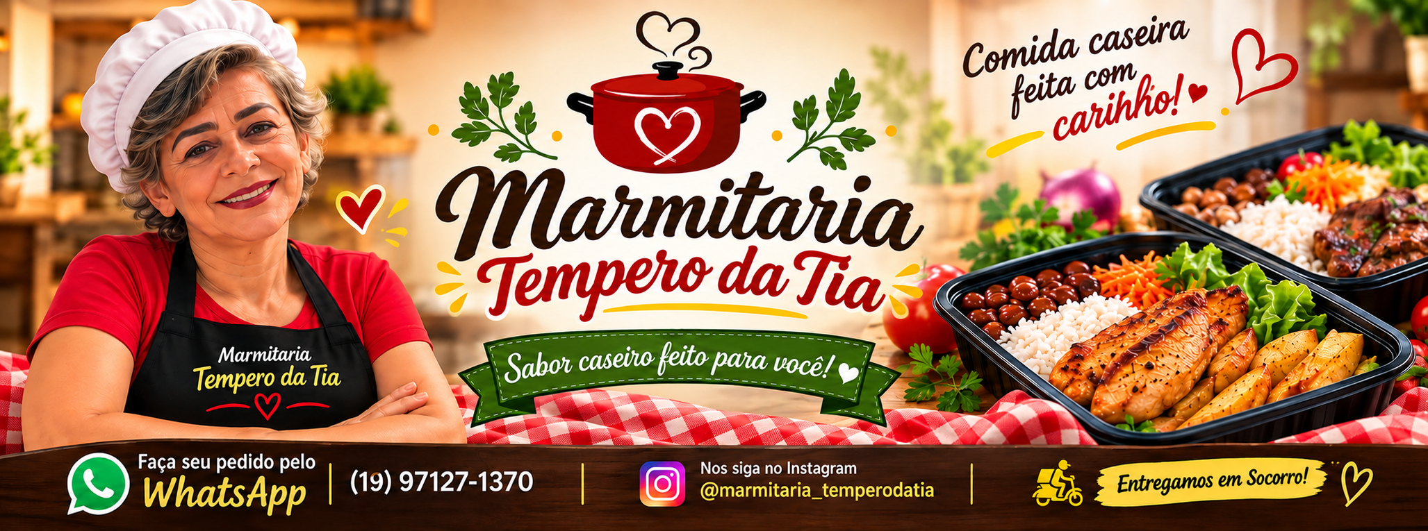 Marmitaria Tempero da Tia: comida caseira feita com carinho